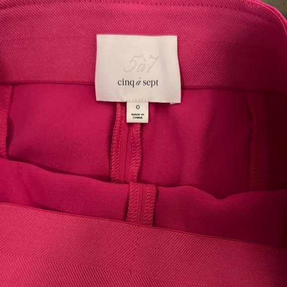 Cinq a Sept Vibrant Pink Skinny Pants pink Azalea Brianne Pants‎ - Picture 4 of 5